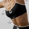 Soutien-gorge Airbrush Race Pace - Noir/Blanc