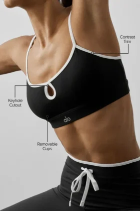 Soutien-gorge Airbrush Race Pace – Noir/Blanc