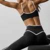 Soutien-gorge Airbrush Race Pace - Noir/Blanc