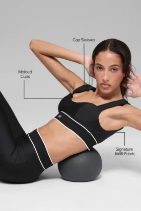 Soutien-gorge Airlift Alignment – Noir/Blanc