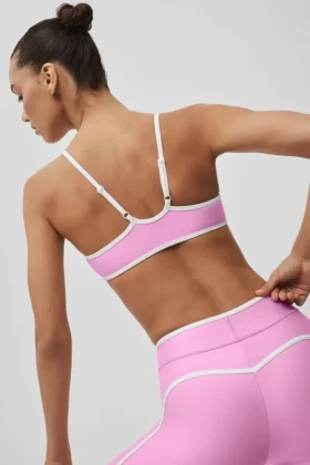 Soutien-gorge Airlift Charger – Rose bonbon/Blanc