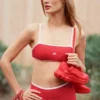 Soutien-gorge Airlift Charger - Rouge vif/Blanc