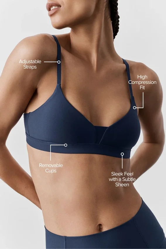 Soutien-gorge Airlift Fine Line - Bleu marine