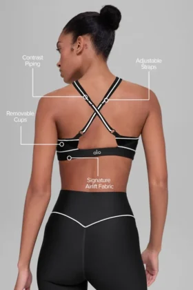 Soutien-gorge Airlift Haven – Noir/Blanc