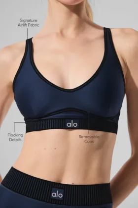 Soutien-gorge Airlift Line up – Bleu marine