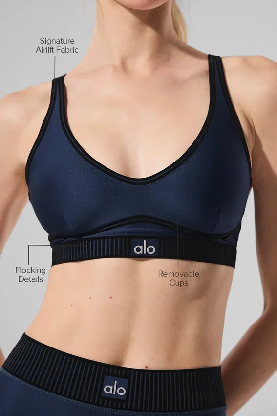 Soutien-gorge Airlift Line up - Bleu marine