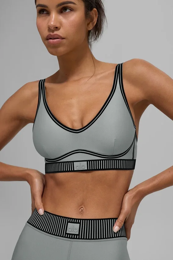 Soutien-gorge Airlift Line up - Gris lunaire