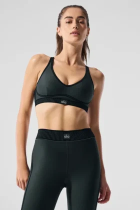 Soutien-gorge Airlift Line Up - Vert anthracite