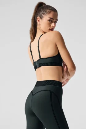 Soutien-gorge Airlift Line Up – Vert anthracite