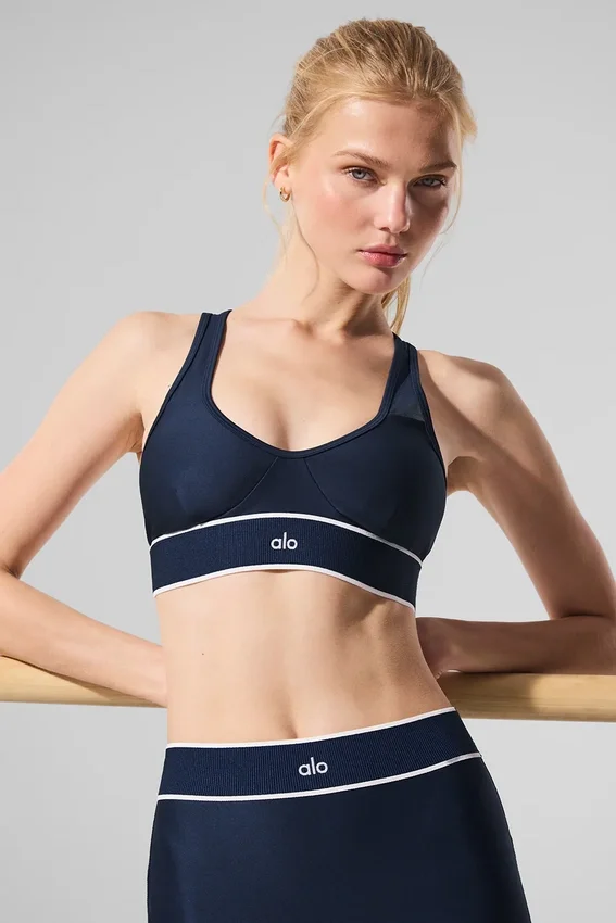 Soutien-gorge Airlift Mesh Darling - Bleu marine