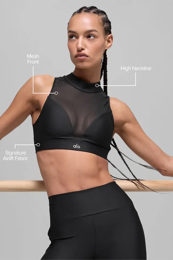 Soutien-gorge Airlift Mesh Infatuation - Noir