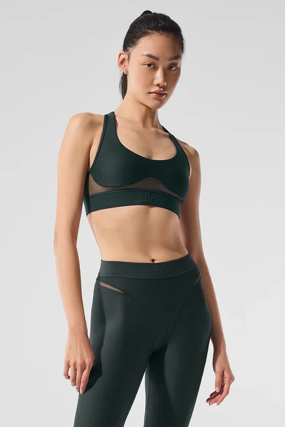 Soutien-gorge Airlift Rebel - Vert anthracite