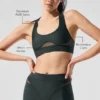 Soutien-gorge Airlift Rebel - Vert anthracite