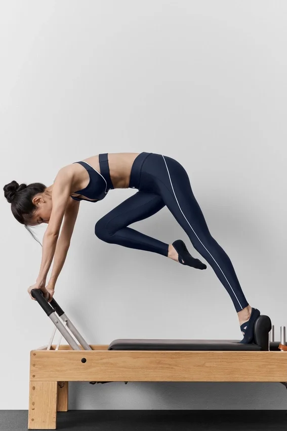 High-Waist Airlift 7/8 Speedwork Legging - Bleu marine
