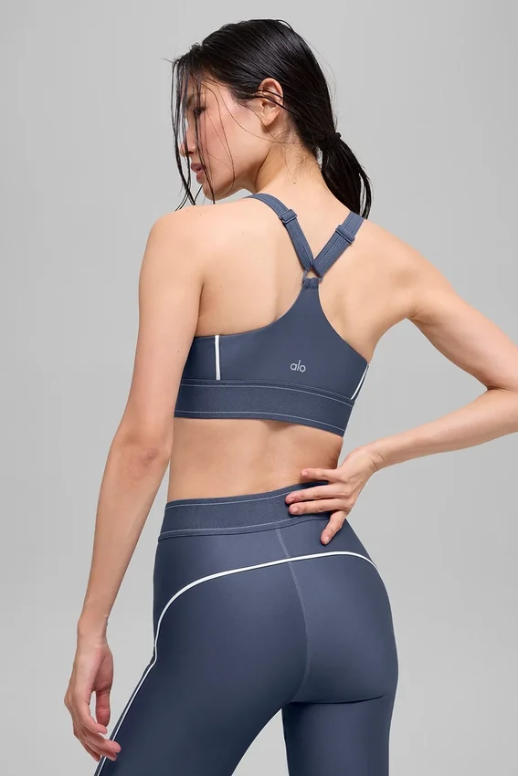 Soutien-gorge Airlift Suit Up - Bleu pierre/Blanc