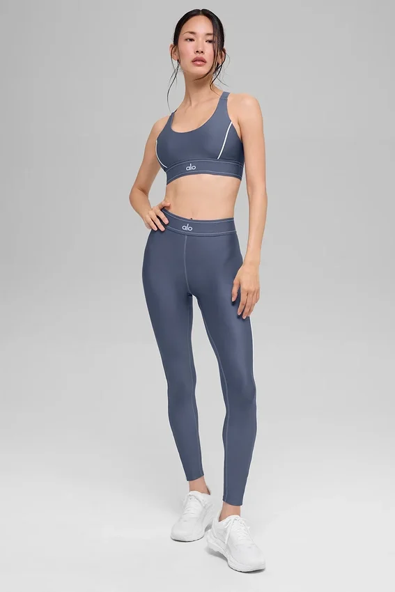 Soutien-gorge Airlift Suit Up - Bleu pierre/Blanc