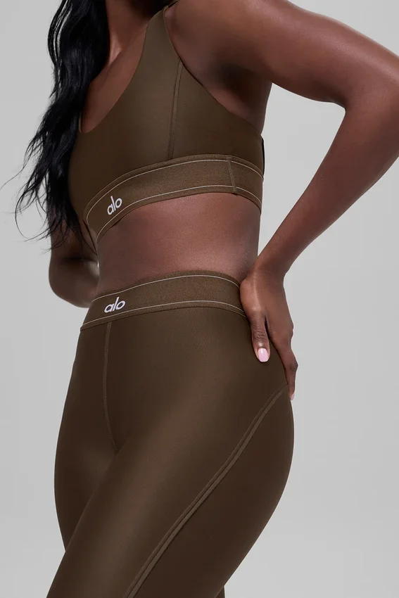 High-Waist Airlift Legging Suit Up - Espresso