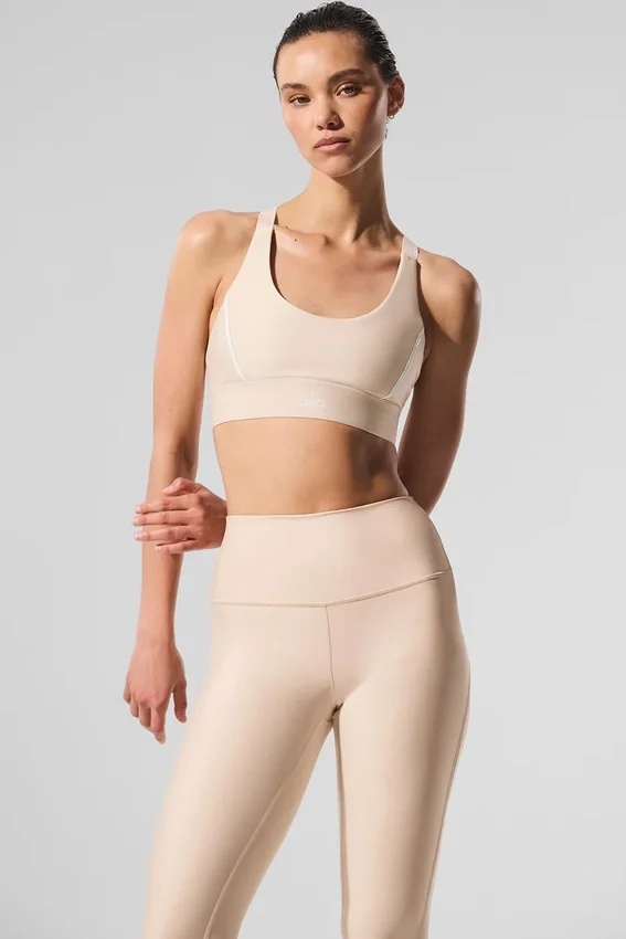 Soutien-gorge Airlift Suit up - Macadamia/Blanc