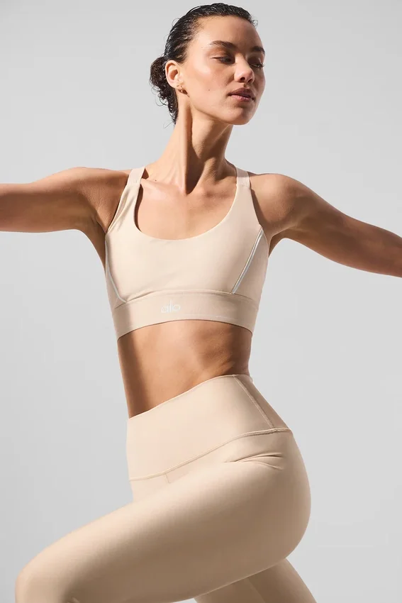 Soutien-gorge Airlift Suit up - Macadamia/Blanc