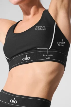 Soutien-gorge Airlift Suit up — Noir/Blanc