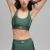 Soutien-gorge Airlift Suit Up - Vert trèfle/Blanc