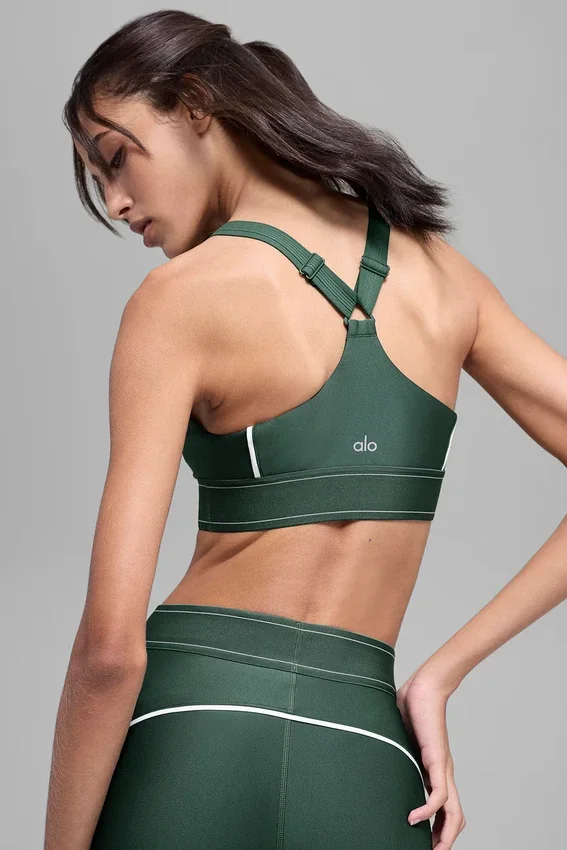 Soutien-gorge Airlift Suit Up - Vert trèfle/Blanc