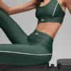 High-Waist Airlift Legging – Vert trèfle/Blanc