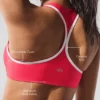 Soutien-gorge Airlift Super Sleek Contrast - Rouge bonbon/Blanc