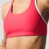 Soutien-gorge Airlift Super Sleek Contrast - Rouge bonbon/Blanc