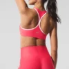 Soutien-gorge Airlift Super Sleek Contrast - Rouge bonbon/Blanc