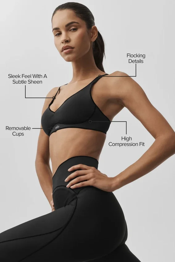Soutien-gorge Airlift Top-Notch - Noir