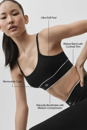 Soutien-gorge Alo Softsculpt Amp It up – Noir