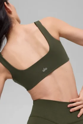Soutien-gorge Alo Softsculpt Precision – Vert olive