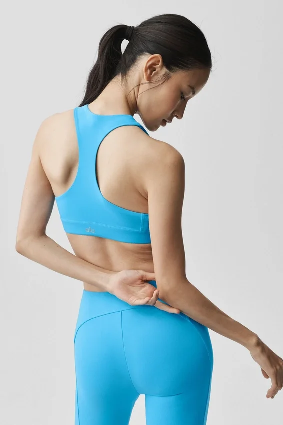 Soutien-gorge Alo Softsculpt Superset - Bleu azur