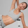 Soutien-gorge Alosoft Center Stage - Gris chiné athlétique