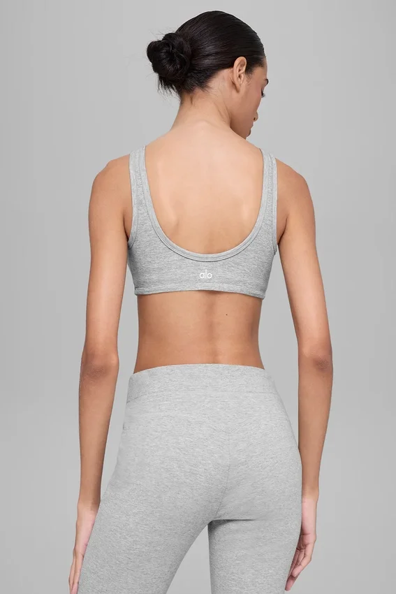 Soutien-gorge Alosoft Center Stage - Gris chiné athlétique
