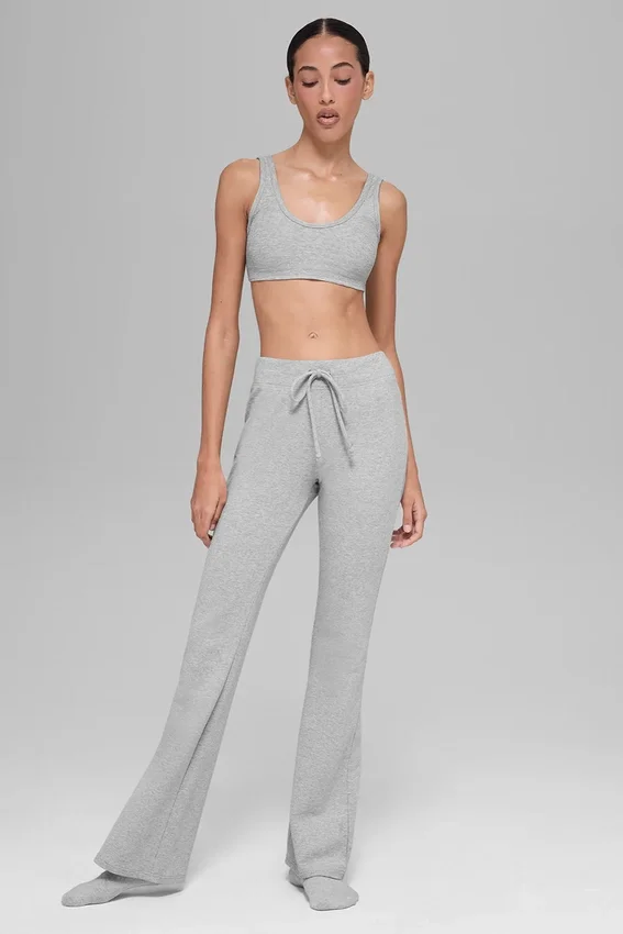 Soutien-gorge Alosoft Center Stage - Gris chiné athlétique