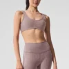 Soutien-gorge Alosoft Center Stage - Rose foncé Quartz Heather