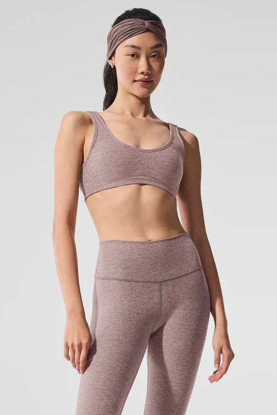Soutien-gorge Alosoft Center Stage - Rose foncé Quartz Heather