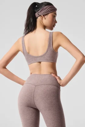 Soutien-gorge Alosoft Center Stage – Rose foncé Quartz Heather