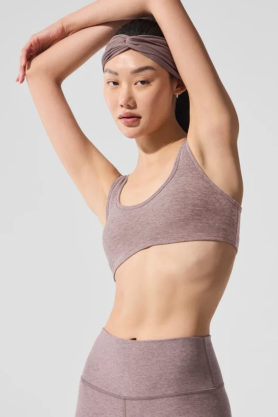Soutien-gorge Alosoft Center Stage - Rose foncé Quartz Heather