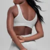 Soutien-gorge Alosoft Heart Throb - Gris chiné athlétique/Blanc