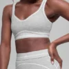 Soutien-gorge Alosoft Heart Throb - Gris chiné athlétique/Blanc