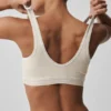 Soutien-gorge Alosoft Heart Throb - Gris chiné avoine/Blanc
