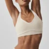Soutien-gorge Alosoft Heart Throb - Gris chiné avoine/Blanc