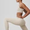 Soutien-gorge Alosoft Heart Throb - Gris chiné avoine/Blanc