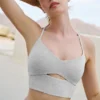 Soutien-gorge Alosoft Highlight - Gris chiné athlétique
