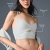 Soutien-gorge Alosoft Highlight - Gris chiné athlétique