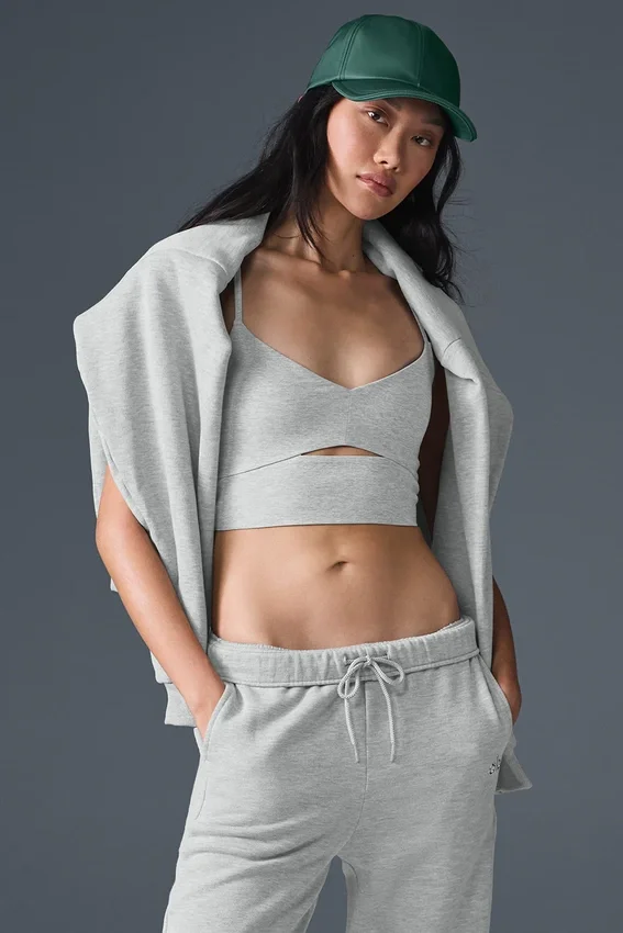 Soutien-gorge Alosoft Highlight - Gris chiné athlétique