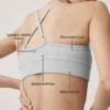 Soutien-gorge Alosoft Relay - Gris chiné athlétique/Blanc